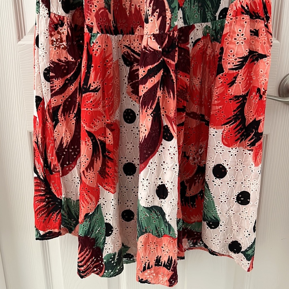 Farm Rio x Anthropologie Riviera Eyelet Maxi Dress - Picture 13 of 14